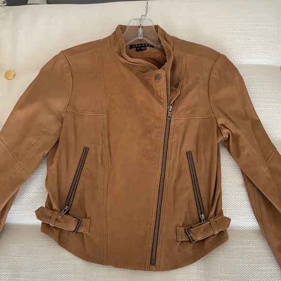 Theory Jackets & Blazers - Theory Leather motorcycle jacket